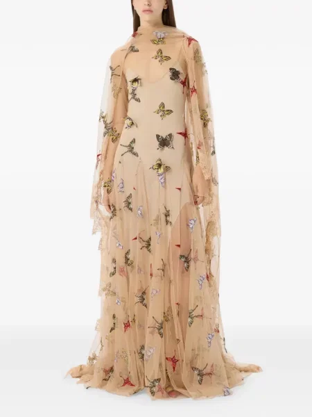 Rochie maxi Blumarine cu broderie