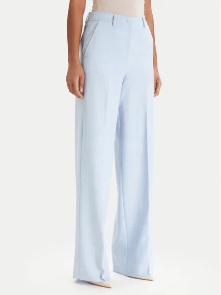 Marella Παντελόνι υφασμάτινο Giunchi Γαλάζιο Straight Fit