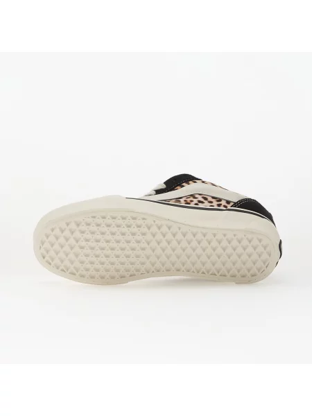 Леопардовые кроссовки Vans черные