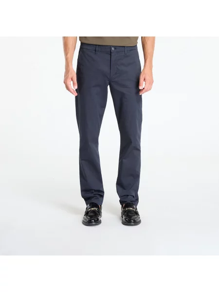 Pantaloni Tommy Hilfiger Denton Printed Structure Chino Navy albastru închis