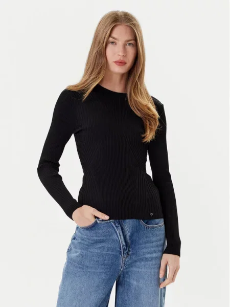 Guess Sweter czarny