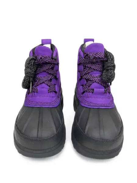 Botine Needles cu autograf violet