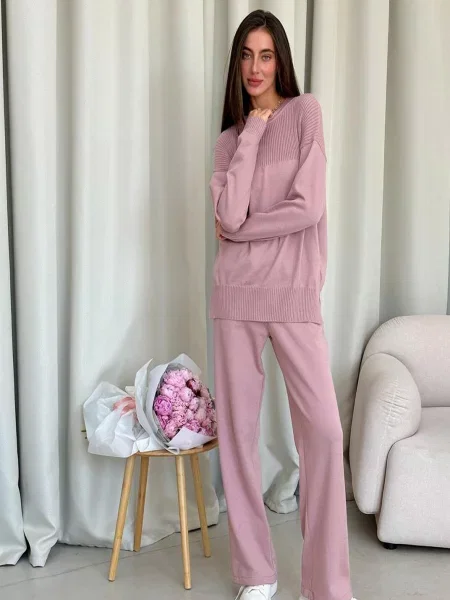 Джемпер TrikoBakh вовна/поліестер білий