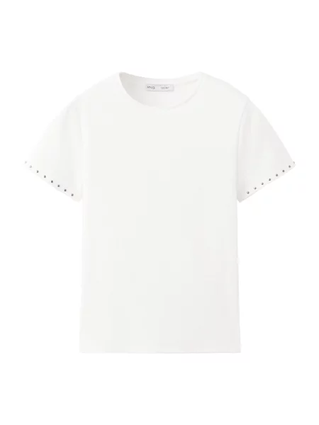 MANGO Tricou LUNI' alb