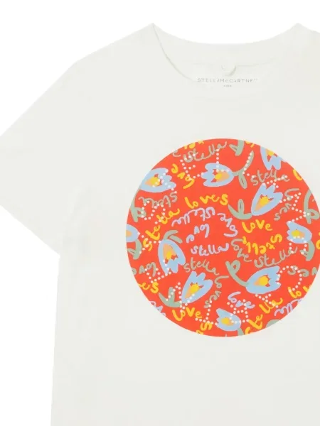 Tricou copii Stella Mccartney alb