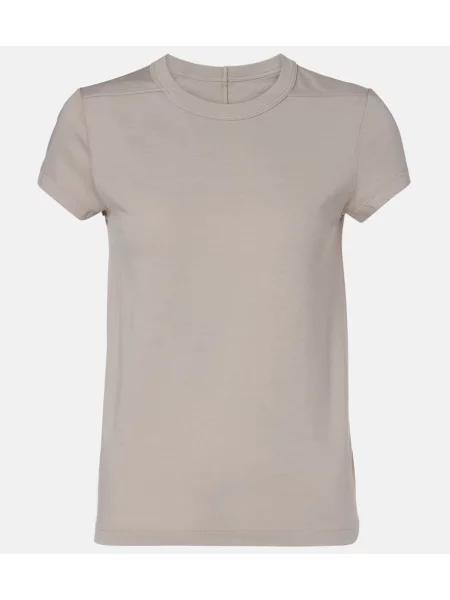 Top Rick Owens z dżerseju szary