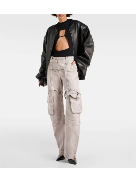 Cargo hlače Off-white od jersey bijela