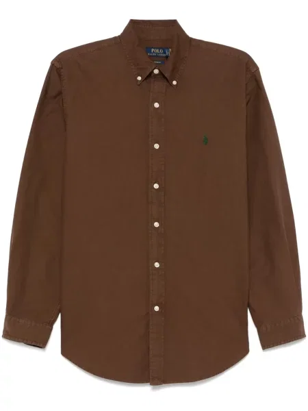Košulja Polo Ralph Lauren keper smeđa