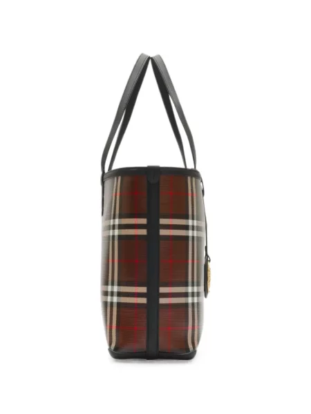 Pledinė shopper rankinė Burberry ruda