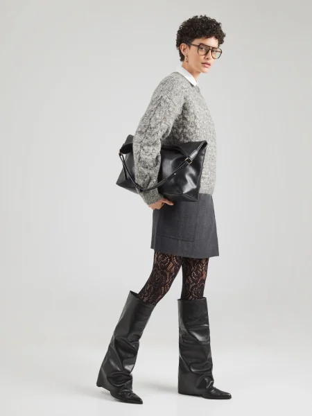 VERO MODA Pulover VMIDA amestecat gri
