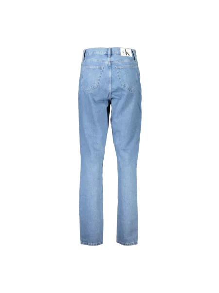 Proste jeansy Calvin Klein niebieskie