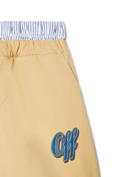 Szorty dziecięce Off-white białe