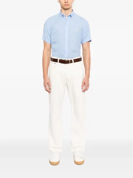 Риза Polo Ralph Lauren бродирана синьо