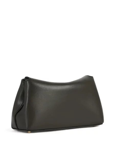 Δερμάτινος clutch Toteme καφέ