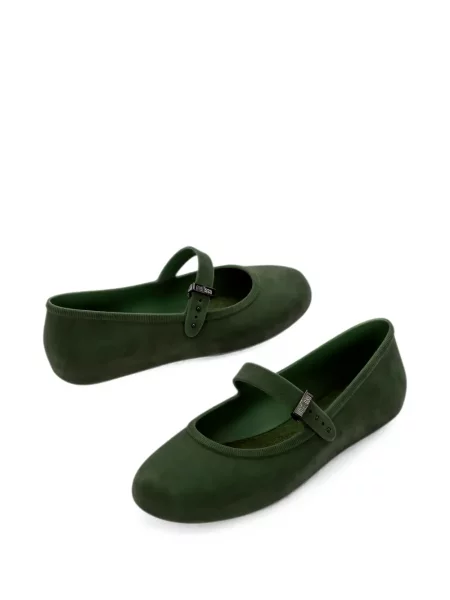 Balerini Melissa de catifea verde