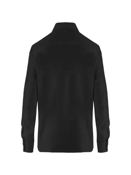 Cămașă Her Shirt de mătase negru