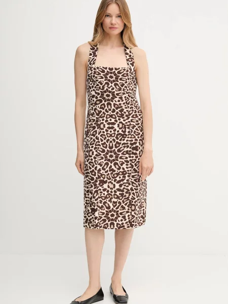 Dkny rochie midi drept bej