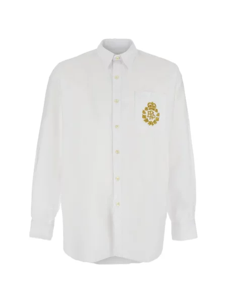 Cămașă Erl cu broderie alb