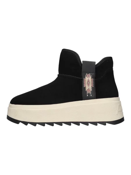 Buty do kostki Ash skórzane czarne