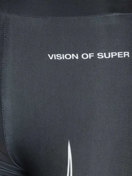 Leggings Vision Of Super cu imagine negru