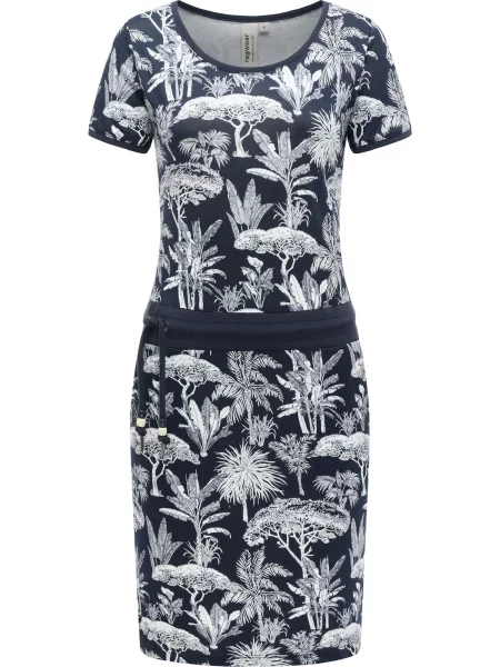 Ragwear Nyári ruhák Baomi Tropic Youmodo tengerészkék fehér