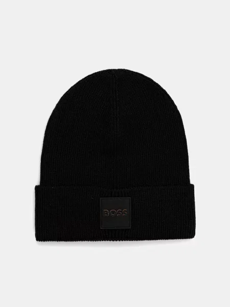 Kapa z volno BOSS Orange črna