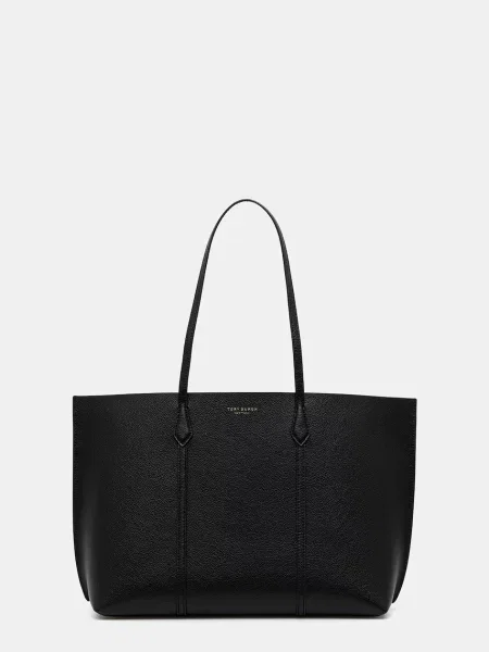 Geantă shopper Tory Burch din piele negru