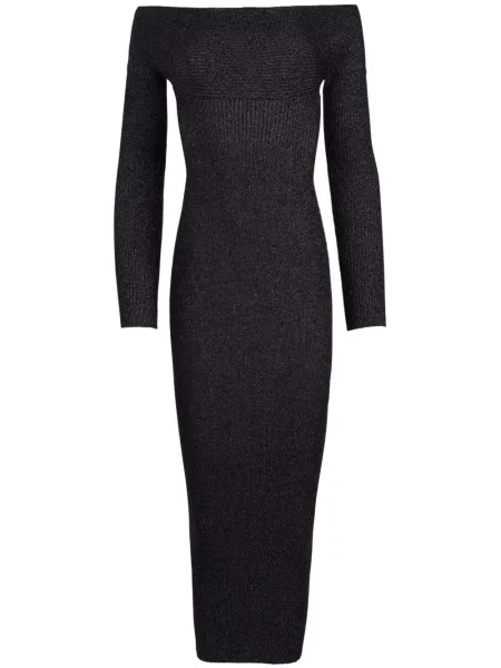 Sukienka maxi Khaite niebieska