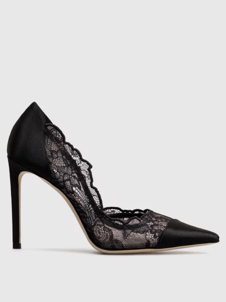 Кружевные туфли Jimmy Choo черные