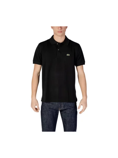 Koszulka polo Lacoste z krótkim rękawem czarna