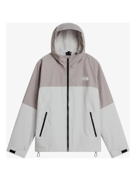 Kurtka z kapturem The North Face DryVent Zip-In szaro S beżowa