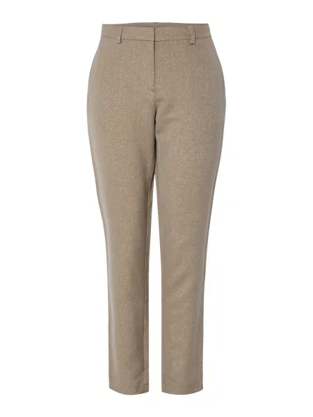 PIECES Pantaloni PCBOSELLA deschis maro