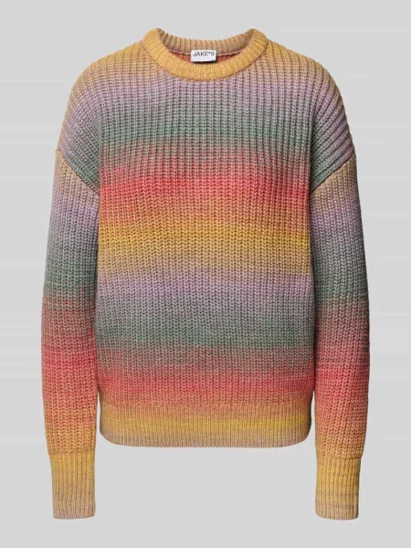 Sweter z dzianiny o kroju relaxed fit z dodatkiem wełny Jake*s Casual