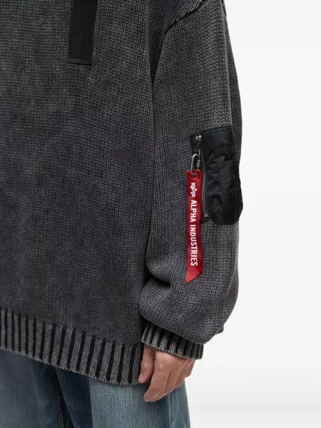 Pulover Alpha Industries negru