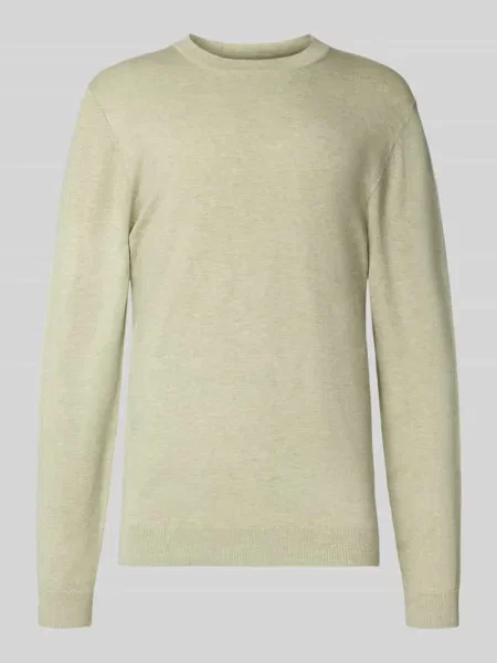 Sweter z dzianiny z prążkowanymi wykończeniami Mcneal