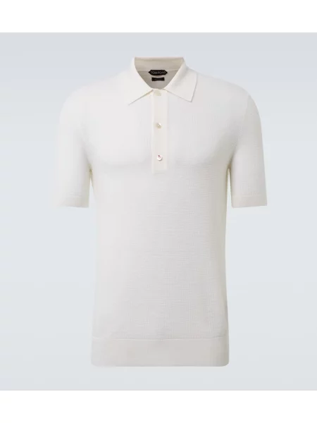 Pulover Tom Ford de lână alb