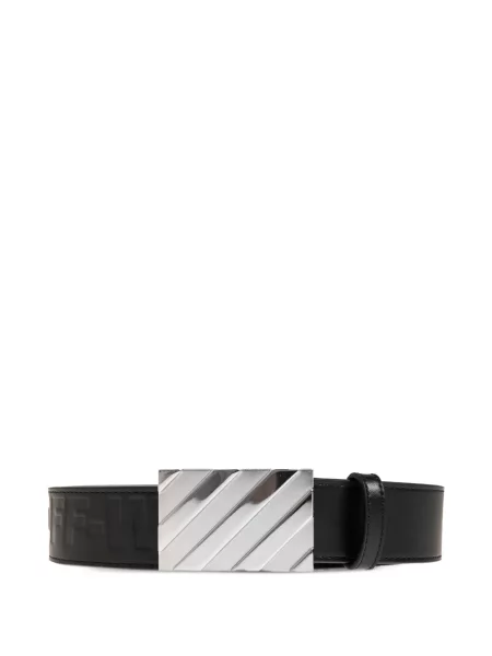 Cu centură curea Off-white cu cataramă alb