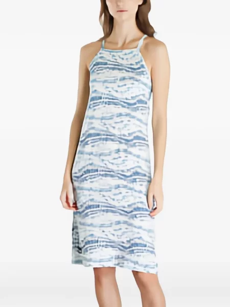 Rochie midi Horsefeathers alb
