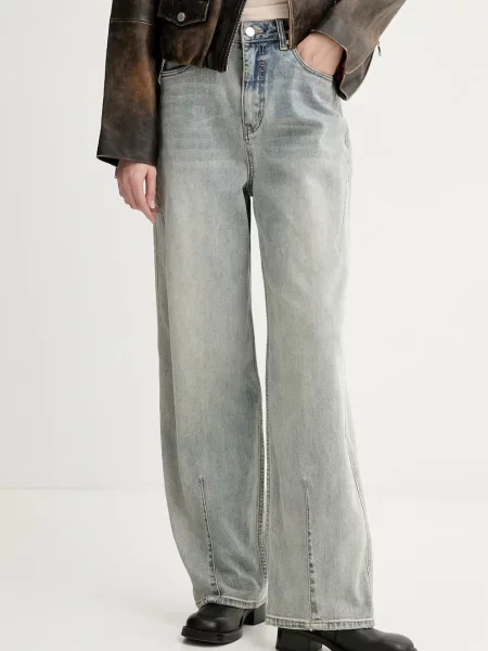 Gestuz jeansy straight GZnoma niebieskie