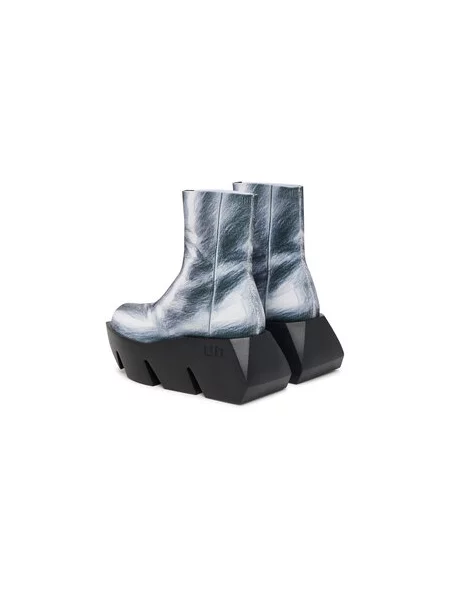 Čizme United Nude Bull Canvas LO Srebrna