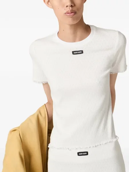 Tricou Miu Miu alb