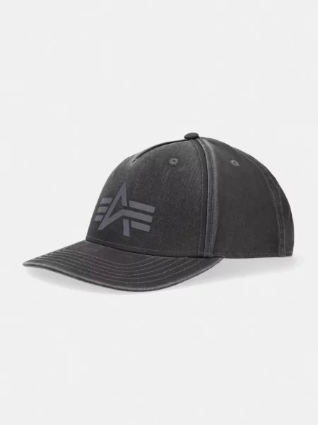Alpha Industries kapa s šiltom jeans DTM Logo Baseball črna