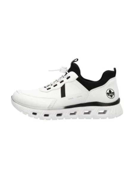 Sneakerși Rieker alb