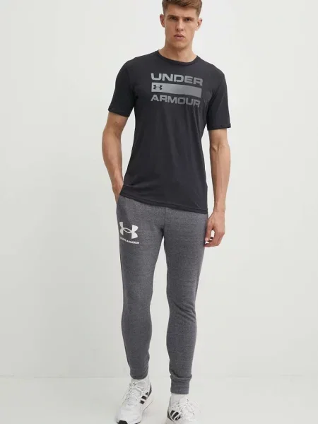 Under Armour t-shirt treningowy Team Issue Wordmark czarny