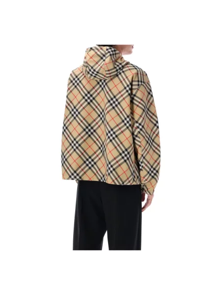 Kurtka Burberry z kapturem beżowa