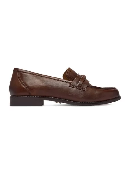 Loafersy brązowe
