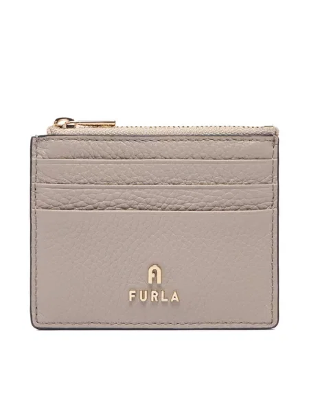 Furla Etui na karty kredytowe Camelia S CN ciemny beżowy