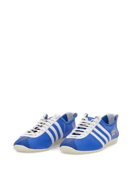 Ριγέ δερμάτινα sneakers Adidas μπλε