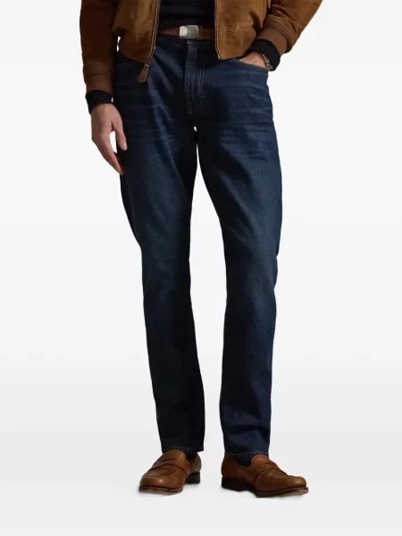 Μικρός κάλτσες Polo Ralph Lauren με κέντημα από ζέρσεϋ μπλε