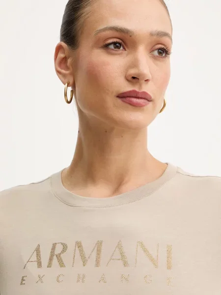 Armani Exchange póló bézs